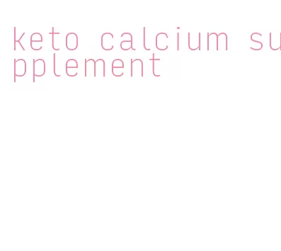 keto calcium supplement