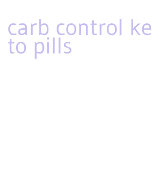 carb control keto pills