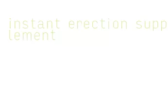 instant erection supplement