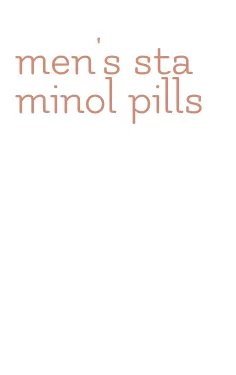 men's staminol pills