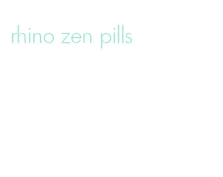 rhino zen pills