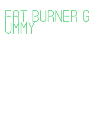 fat burner gummy