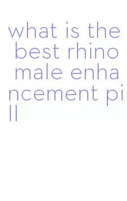 what is the best rhino male enhancement pill