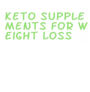 keto supplements for weight loss