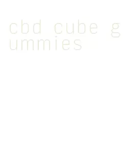 cbd cube gummies