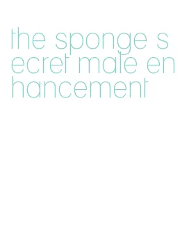 the sponge secret male enhancement