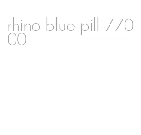 rhino blue pill 77000