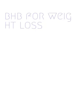 bhb for weight loss