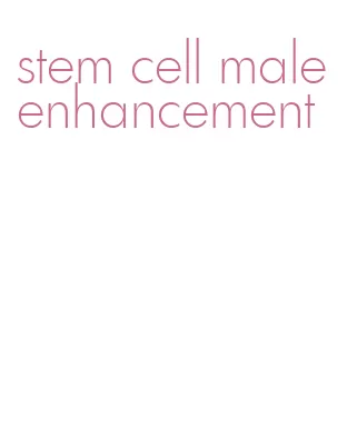 stem cell male enhancement