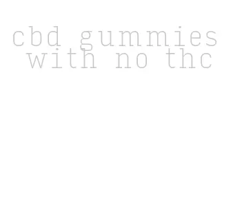 cbd gummies with no thc