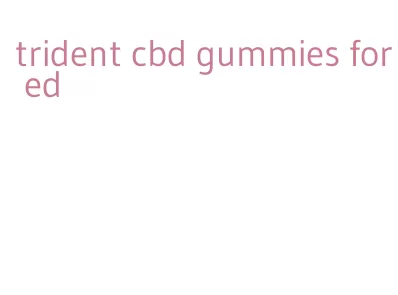 trident cbd gummies for ed