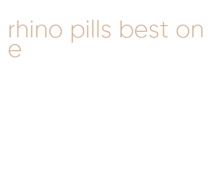 rhino pills best one