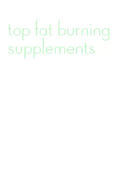 top fat burning supplements