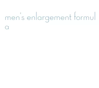 men's enlargement formula