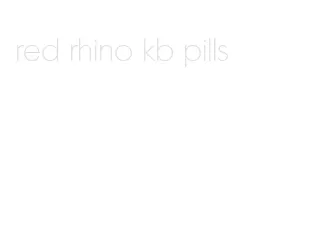 red rhino kb pills