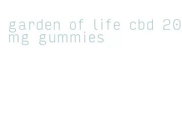 garden of life cbd 20mg gummies