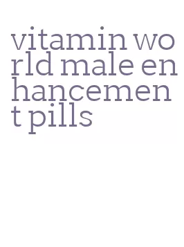 vitamin world male enhancement pills