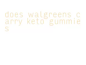 does walgreens carry keto gummies