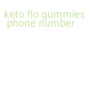 keto flo gummies phone number