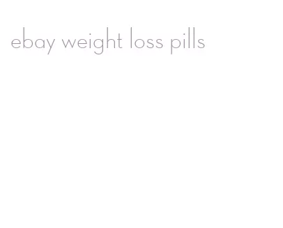 ebay weight loss pills