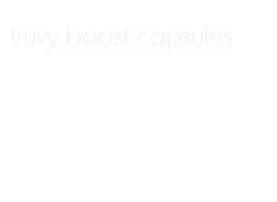 truvy boost capsules