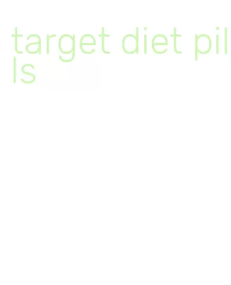 target diet pills