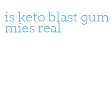 is keto blast gummies real