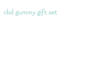 cbd gummy gift set