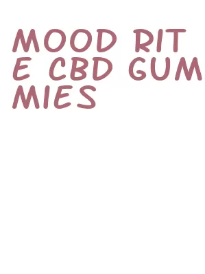 mood rite cbd gummies