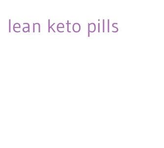 lean keto pills