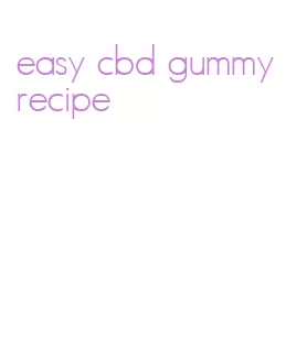 easy cbd gummy recipe