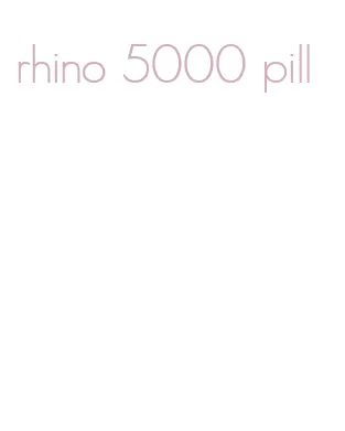 rhino 5000 pill