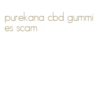 purekana cbd gummies scam