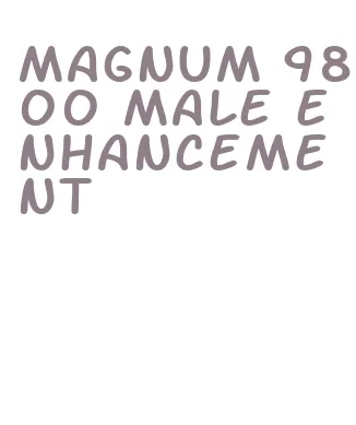 magnum 9800 male enhancement