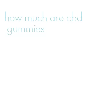 how much are cbd gummies