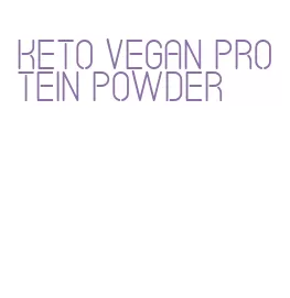 keto vegan protein powder