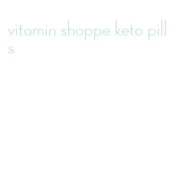 vitamin shoppe keto pills