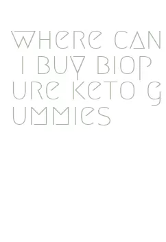 where can i buy biopure keto gummies