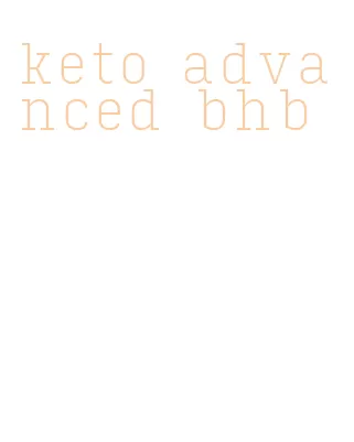 keto advanced bhb