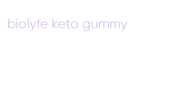 biolyfe keto gummy