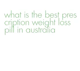 what is the best prescription weight loss pill in australia