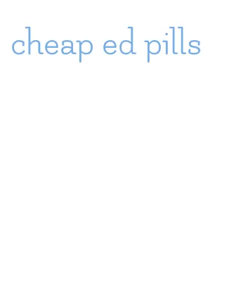 cheap ed pills