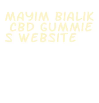 mayim bialik cbd gummies website