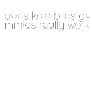 does keto bites gummies really work