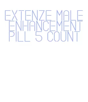 extenze male enhancement pill 5 count