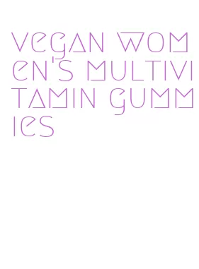 vegan women's multivitamin gummies