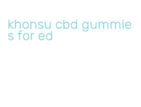 khonsu cbd gummies for ed