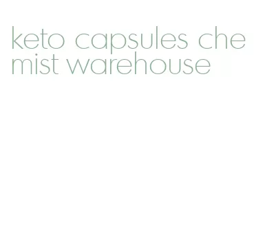 keto capsules chemist warehouse