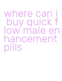 where can i buy quick flow male enhancement pills