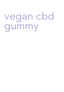 vegan cbd gummy